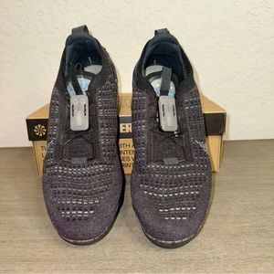 Nike Men’s Air VaporMax 2020 Flyknit, Black/Black/Dark Grey, Size 10.5